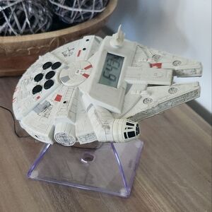 ⏰ Star Wars Millennium Falcon Digital Alarm Clock & Radio - Lights and Sounds